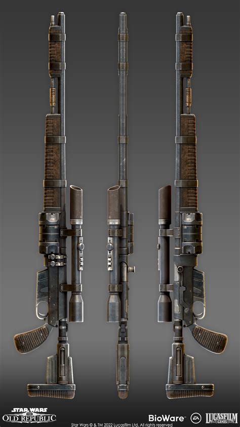 Star wars the old republic 10th anniversary sniper rifle weapon stand ...