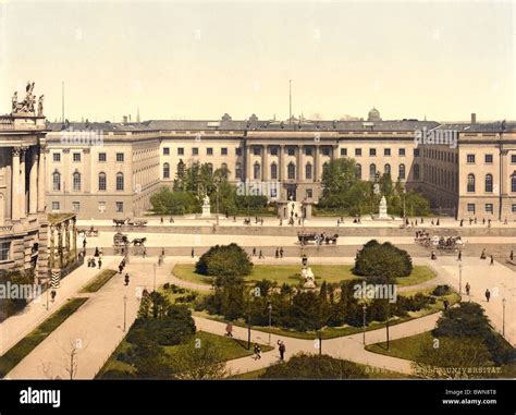 Berlin University Germany Europe Photochrom about 1900 German Empire ...