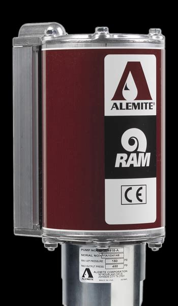 Alemite Ram Pumps For Fluid Transfer And Dispensing