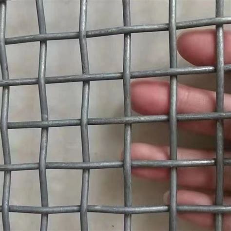 Galvanized Square Woven Wire Mesh Stainless Steel Crimped Wire Mesh