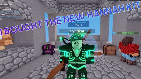 Buying The NEW HANNAH KIT Roblox Bedwars YouTube