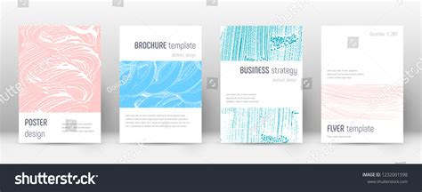 Cover Page Design Template Minimalistic Brochure Stock Vector (Royalty ...