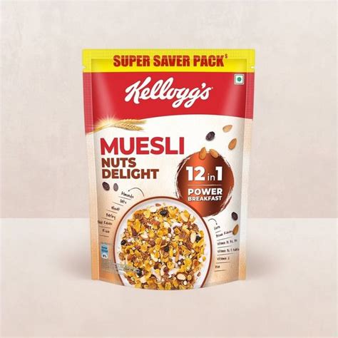 Kelloggs Muesli Nuts Delight 12 In 1 Power Breakfast 750 G Buy