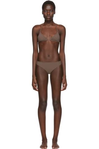 Rudi Gernreich Brown Classic Bikini SSENSE