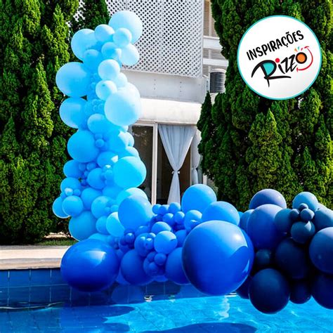 Balão Profissional Premium Uniq 9 23cm Azul Clássico 25 unidades