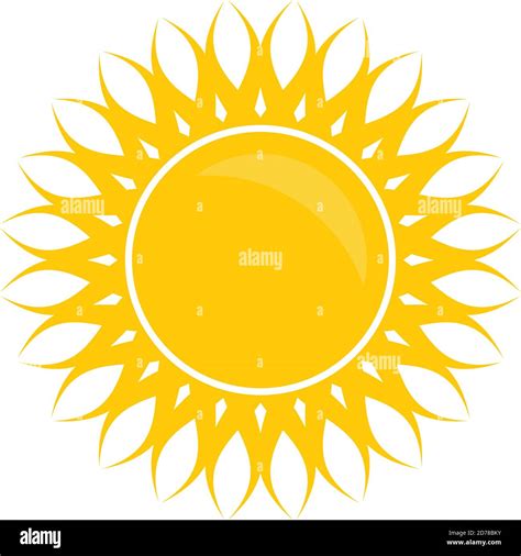 Abstraction Graphic Design For Solar Yellow Color On The White