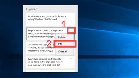 How To Copy And Paste Multiple Items Using Windows Clipboard