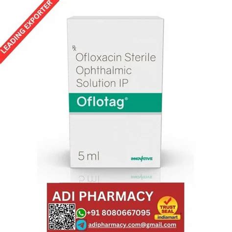 Ofloxacin Ophthalmic Solution Ip Eye Drop 0 3 W W 5 Ml At Rs 120