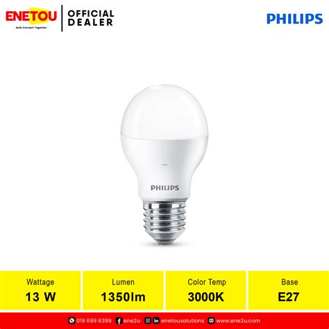 Philips Essential Ledbulb W E K V Warm White