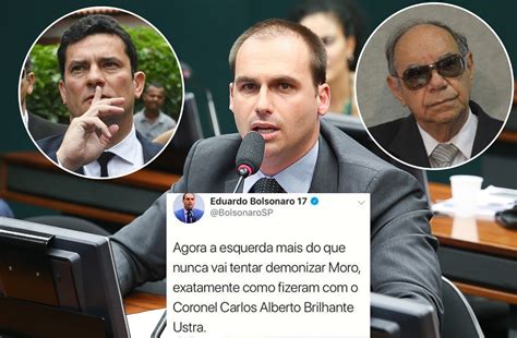 Blog Do Gilberto Lima Filho De Bolsonaro Compara Moro A Ustra