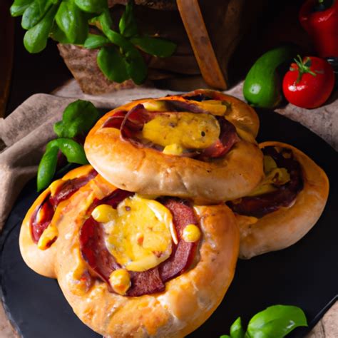 Gef Llte Pizzabr Tchen Mit Sucuk Und Gouda Rezept