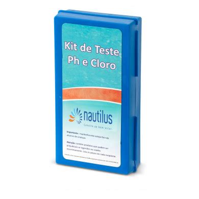 Estojo De Teste PH E Cloro Nautilus Produtos Para Piscina Melhor