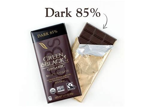 Green And Blacks 85 Percent Cacao Organic Semi Sweet Dark Chocolate