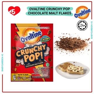 Ovaltine Crunchy Pop Chocolate Malt Flakes 8g Shopee Malaysia