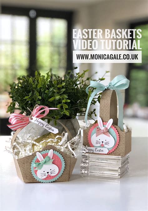 Monica Gale Top Stampinup Uk Demonstrator Easter Baskets Video Tutorial