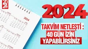 2024ün resmi tatil takvimi belli oldu