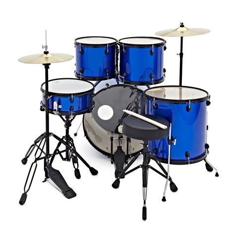 BDK 1 Full Size Starter Drum Kit By Gear4music Blue At Gear4music