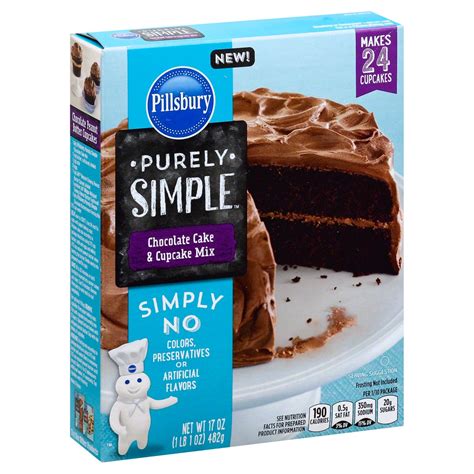 Pillsbury Purely Simple Chocolate Cake Mix - Shop Baking Mixes at H-E-B