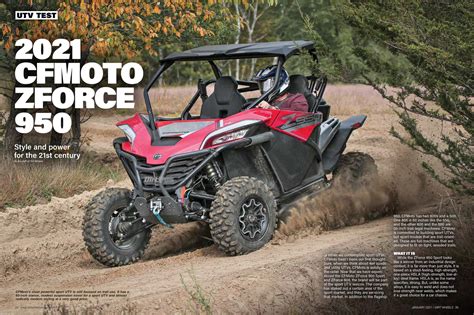 Cfmoto Zforce Eps Sport Utv Detailed Overview Off