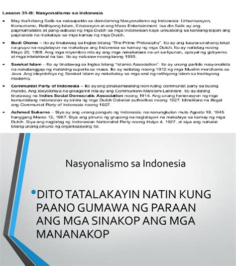 Nasyonalismo Sa Indonesia Pdf