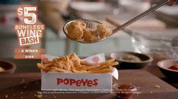 Popeyes 5 Boneless Wing Bash TV Spot A Great Party ISpot Tv