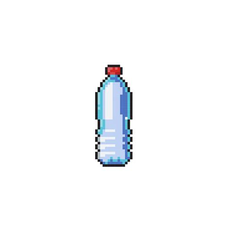 plastic bottle in pixel art style 22285279 Vector Art at Vecteezy