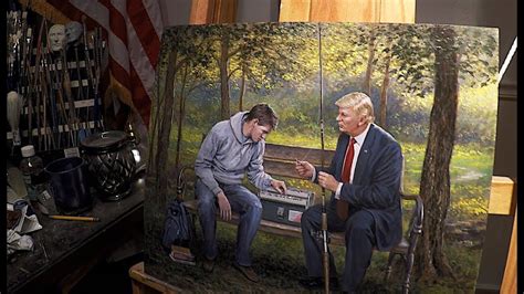 Teach A Man To Fish Trump Painting Jon Mcnaughton Trump Art Trump