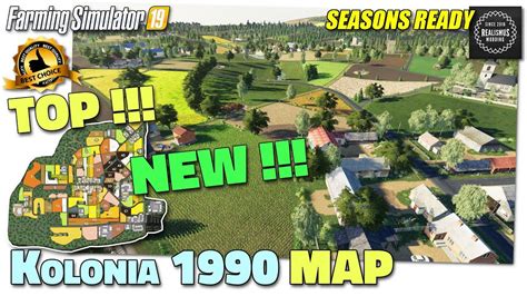 FS19 NEW MAP Kolonia 1990 Review YouTube