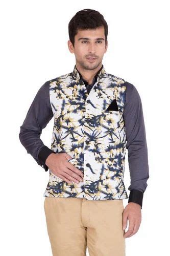 Caladium Printed Waistcoat At Rs Piece Designer Waistcoat For Men