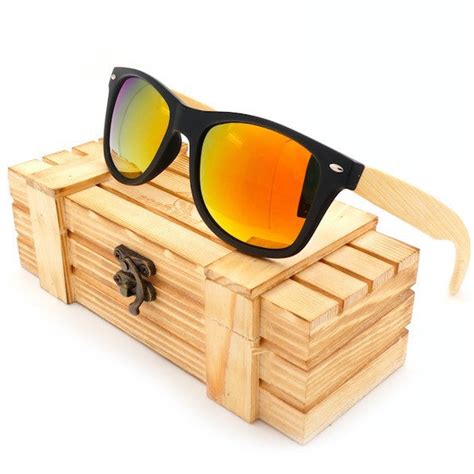 Unisex POLARIZED BAMBOO SUNGLASSES