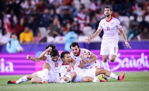 Afc Asian Cup Tajikistan Advances Past Lebanon And Qualifies For The