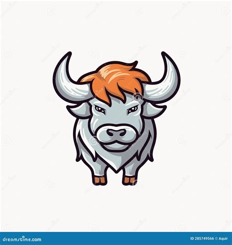 Ox Hand-drawn Illustration. Ox. Vector Doodle Style Cartoon ...