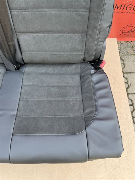 Vw T T Sitzbank Multivan Sitz Schlafsitzbank Titan Schwarz Alcantara