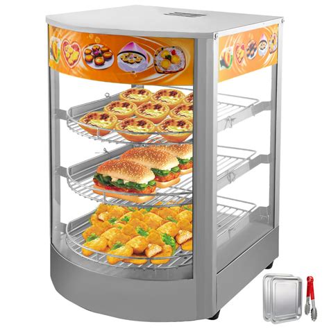 Vevor 110v 14 Inch Commercial Food Warmer Display 3 Tier 800w Electric Food Warmer Display 86