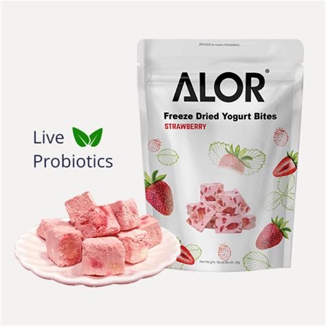 Alor Freeze Dried Strawberry Mango Durian Yogurt Bites 30g Shopee Malaysia