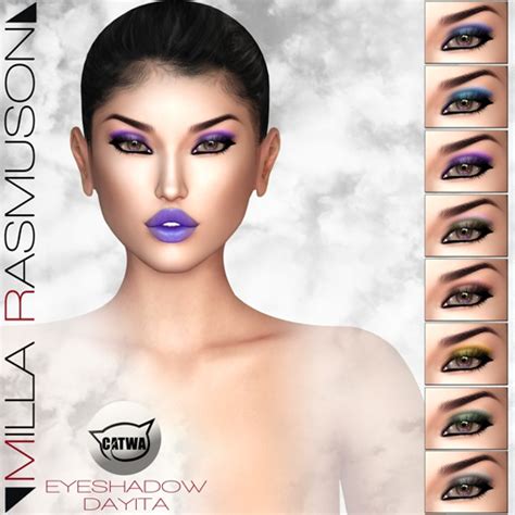 Second Life Marketplace Mrm Dayita Eyes Makeup For Catwa Head Box