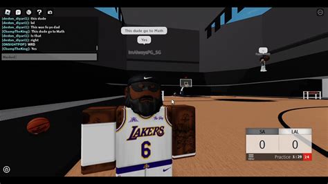 Roblox Lebron James Interview After 100 Points In Game 3 Youtube