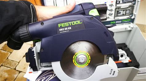 Unpacking Unboxing Cordless Portable Circular Saw Festool Hkc Li