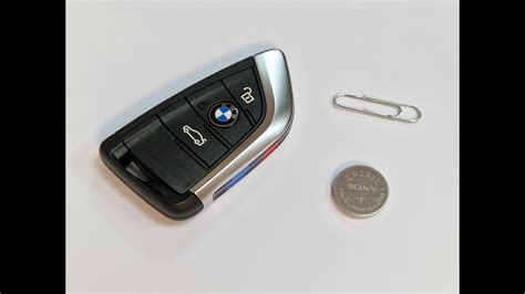 Cómo cambiar pila mando BMW X1 X2 X3 X4 How to change smart key