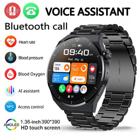 Acheter Nfc Smart Watch Men Gt Pro Amoled Hd Screen