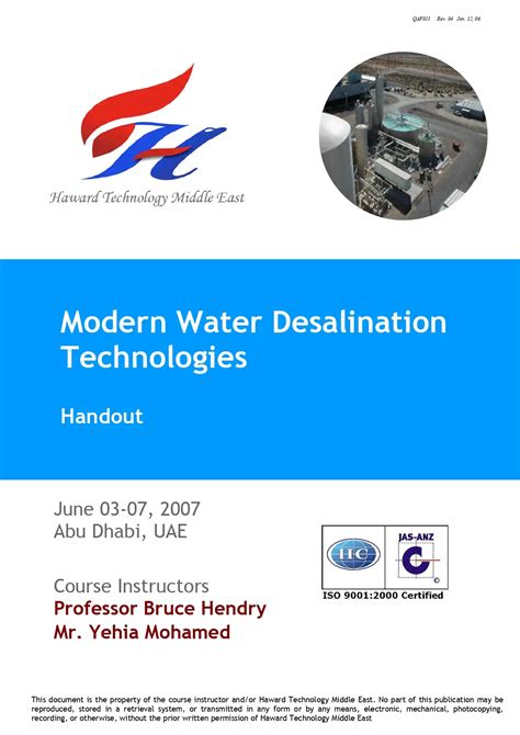 Modern Water Desalination Technologies Aquaenergy Expo Knowledge Hub