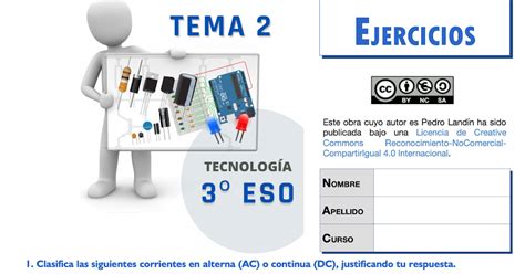 Boletín De Ejercicios Electrónica 3º Eso