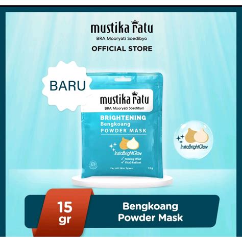 Jual Mustika Ratu Brightening Bengkoang Masker Sachet 15gr Shopee