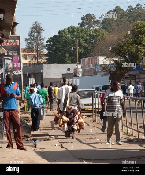 Street scene, Limbe, Malawi - Limbe and Blantyre form a conurbation and ...