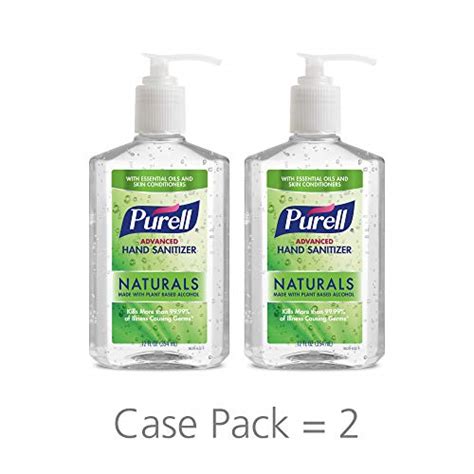 Purell Naturals Advanced Hand Sanitizer Hand Sanitizer Gel With