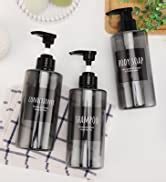 Oz Shampoo Bottles Segbeauty Pcs Ml Pump Press Shower