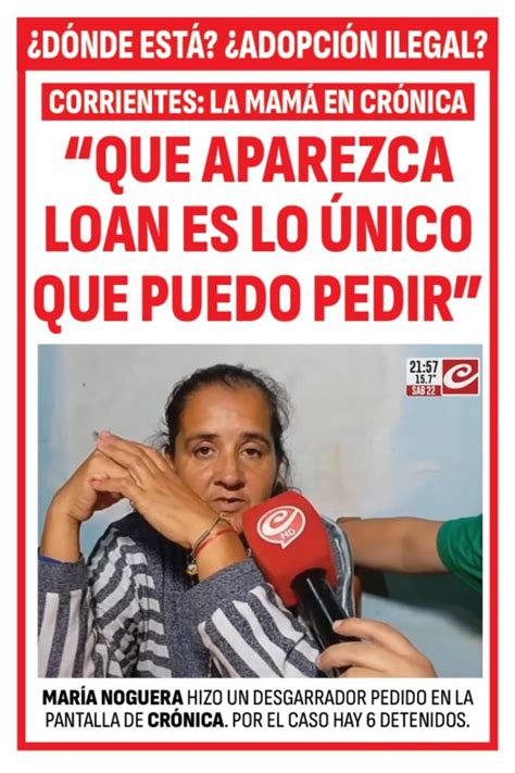 El desgarrador mensaje de la mamá de Loan Quiero que vuelva mi hijo