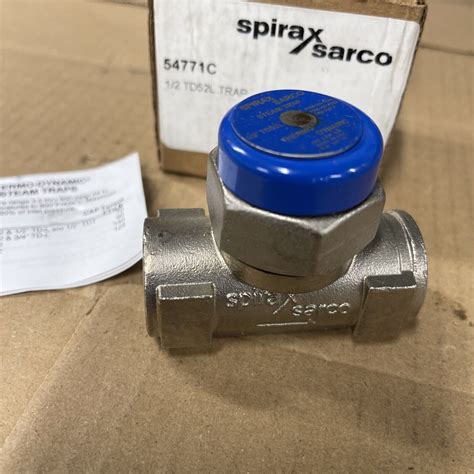 Spirax Sarco Td L Steam Trap Psi Cool Blue Thermo Dynamic New