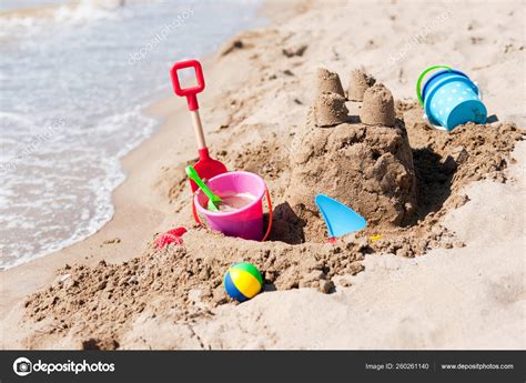 Sand Castle Beach Built Child Stock Photo by ©YAYImages 260261140