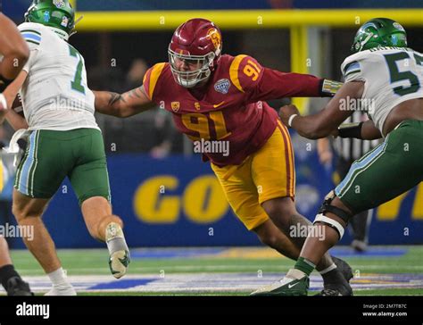 Arlington Texas Usa Nd Jan Usc Trojans Defensive Lineman